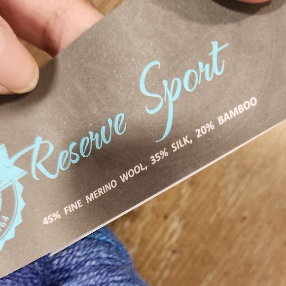 Plymouth Yarn Reserve Sport Blue Yarn - Picture 4 of 6